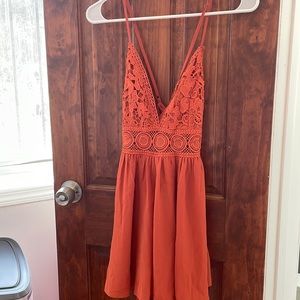 Orange romper
